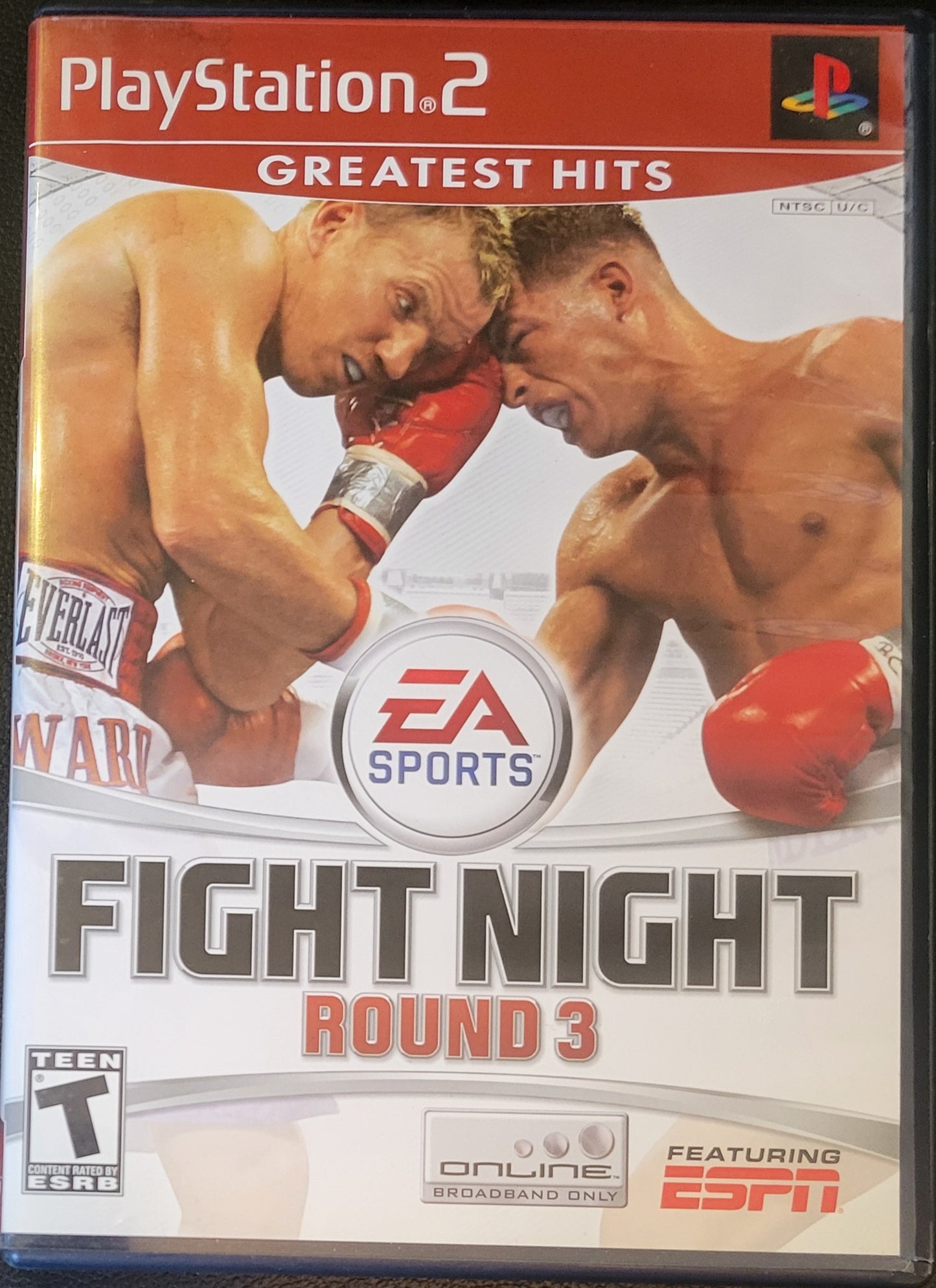 Fight Night Round 3 Greatest Hits - Sony PlayStation 2 PS2 Pre-Owned Tested & Working Great Shape!