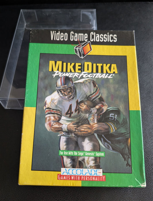 Mike Ditka Power Football - Boxed CIB (Sega Genesis) | 1992 | Sports / Football