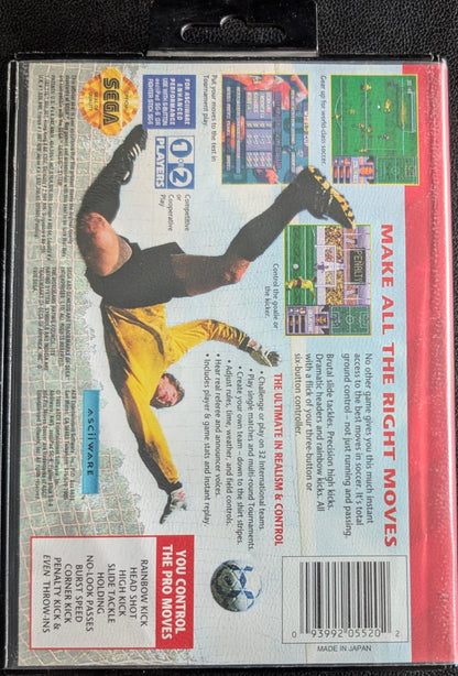 Pro Moves Soccer - Boxed CIB Hang Tab (Sega Genesis) | 1993 | Sports / Soccer