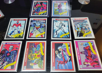 1st EDITION Marvel Cards 1990 One & Only Extremely Rare Base Set Spiderman Special Absolutely Mint Condition Worth Grading AUTHENTIC 10 Card