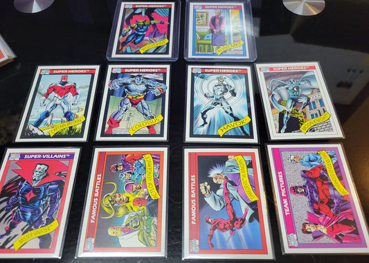 1st EDITION Marvel Cards 1990 One & Only Extremely Rare Base Set Spiderman Special Absolutely Mint Condition Worth Grading AUTHENTIC 10 Card