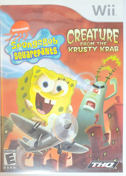 SpongeBob SquarePants: Creature from the Krusty Krab – 2006 Nintendo Wii CIB – RE-SEALED + Clean Disc