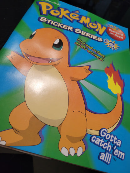 1st Edition Pokémon Sticker Series # 2!! *STICKERS HALF IN TACT* Orignal Golden Books Collector's Chapter Book All Ages Pre-Owned