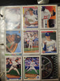 GREAT SET Of 9 Near Mint Condition 1990's 80's MLB BASEBALL Card Binder Protected Since New! Juan Guzman Todd Van Poppel