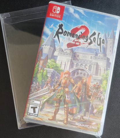 Romancing Saga 2 Revenge Of The Seven - FACTORY SEALED Nintendo Switch (2019) + Plastic Protection Sleeve
