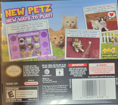 Petz Catz 2 - CIB Nintendo DS (2008) - Like New!