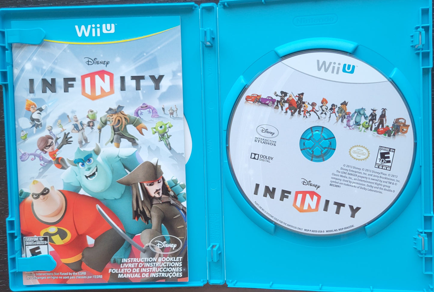 Disney's Infinity - Nintendo - 2013 Wii U - Entertainment System CIB Clean Disc Tested & Working