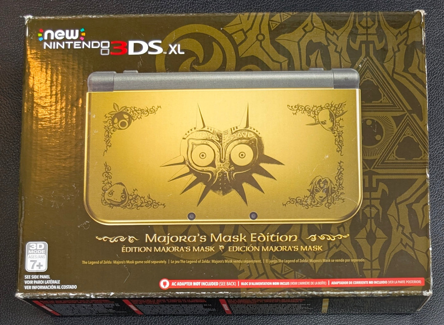 ZELDA Majora's Mask Edition 3DS XL – Rare Collector’s Console | FACTORY CIB | Excellent Condition
