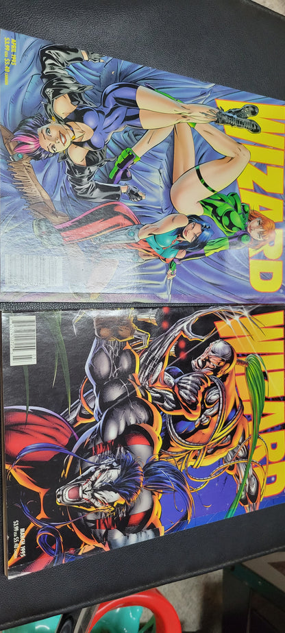 Unique MINI Retro 1990s Wizard Comic Book Price Guide Magazine Lot Of 3 Captain America & More! Great Condition Smoke Free Home