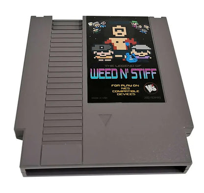 WEED N' STIFF - NES Nintendo Entertainment System 1983 72 Pin 8 Bit Video Game Cartridge