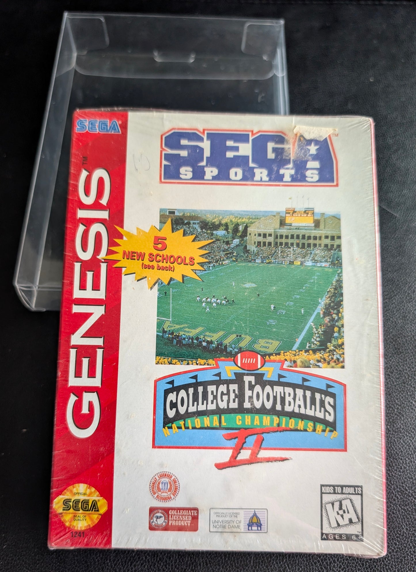 College Football's National Championship 2 - SEALED (Sega Genesis) | 1995 | Sports / Football