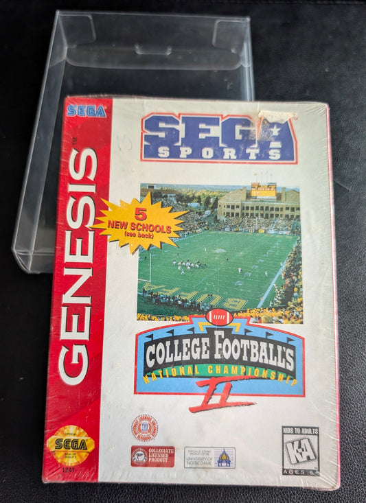 College Football's National Championship 2 - SEALED (Sega Genesis) | 1995 | Sports / Football