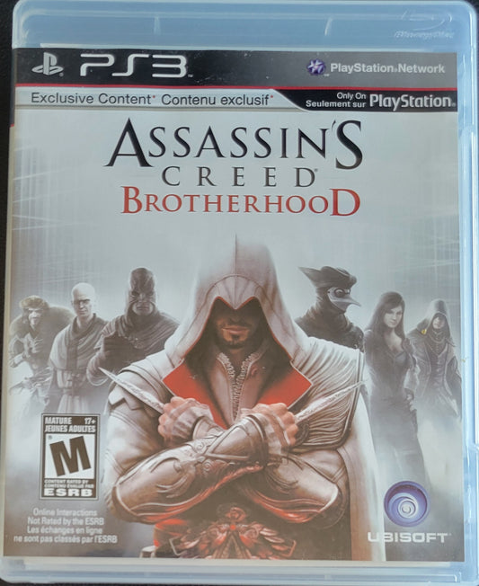Assassin's Creed Brotherhood – Sony PlayStation 3 (PS3) | Pre-Owned, Tested & in Great Condition