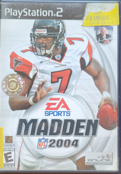 MADDEN 2004 - Sony PlayStation 2 PS2 CIB Pre-Owned Great Shape! Tested & Working