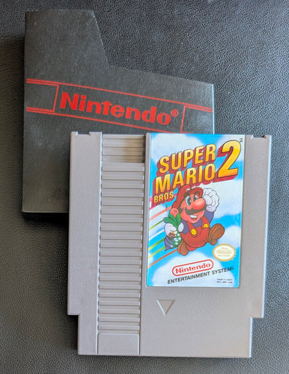 Super Mario Bros. 2 (1988) - Nintendo NES | Authentic | Cleaned & Tested + Protection Sleeve