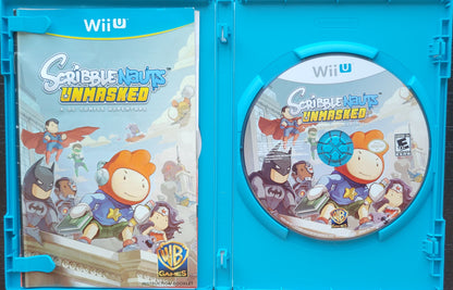 Scribblenauts Unmasked - 2014 Nintendo - Wii U - Entertainment System CIB Clean Disc Tested & Working