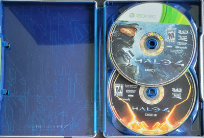 Halo 4 *Limited Edition Tin* - (CWB) - Microsoft XBOX 360 - Pre-Owned Like New CLEAN DISC