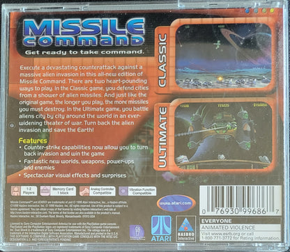 Missile Command – PS1 CIB (1995) Pre-Owned Re-Sealed Like New