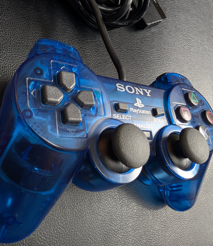 Official Sony PlayStation 2 Controllers CIB | Original DualShock 2 | Blue Black or Silver | Cleaned & Tested