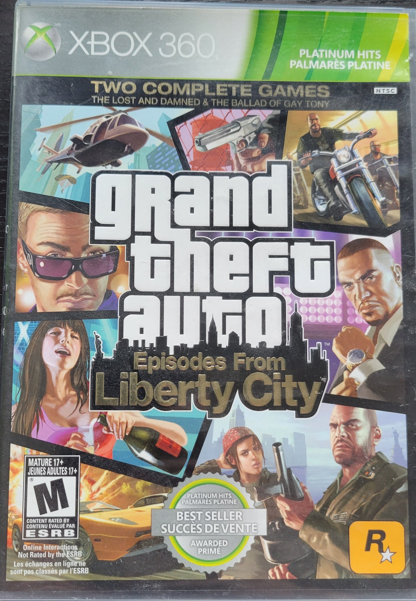 GTA Grand Theft Auto: Stories From Liberty City - Microsoft XBOX 360 - CIB Pre-Owned Great Shape Tested & Working