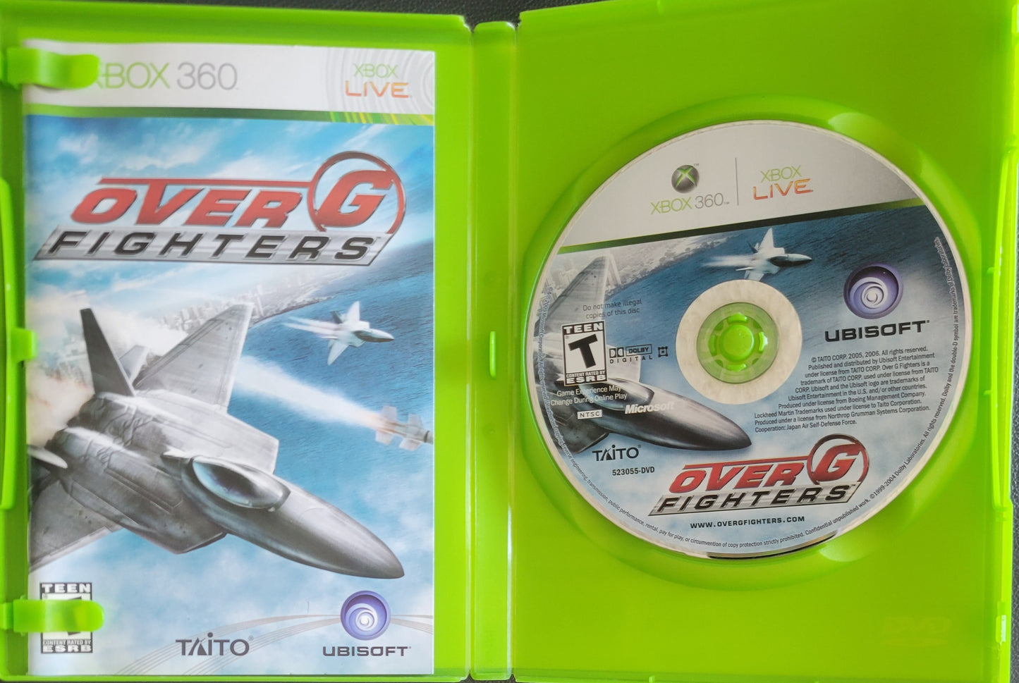 Over G Fighters - (CIB) - Microsoft XBOX 360 - Pre-Owned Like New CLEAN DISC