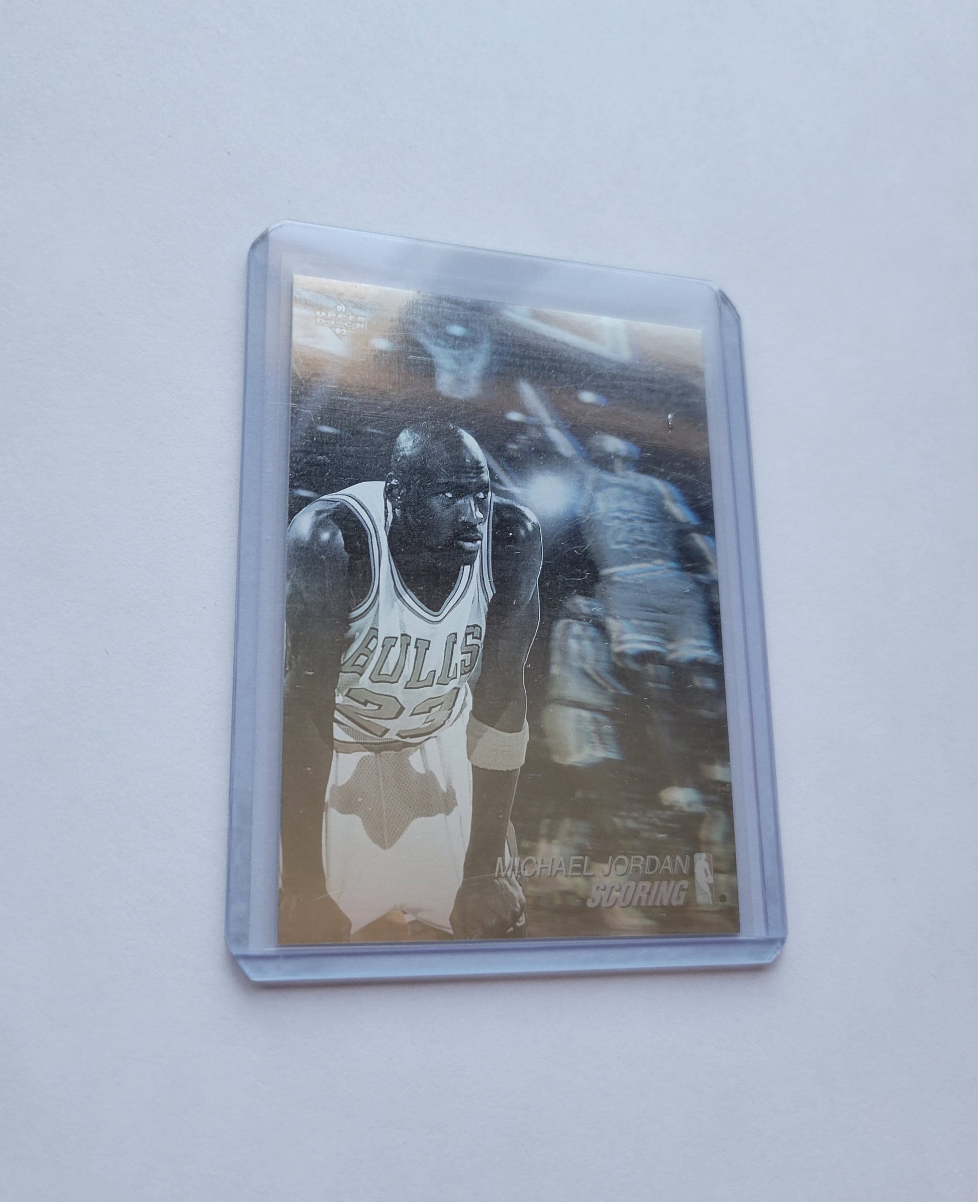 1991 Michael Jordan Upper Deck AW1 Holographic Basketball Card Super C AltezzaGameShop 1991 Michael Jordan Upper Deck AW1 Holographic Basketball Card Super C AltezzaGameShop