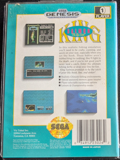 King Salmon: The Big Catch - Boxed CIB (Sega Genesis) | 1992 | Sports / Fishing