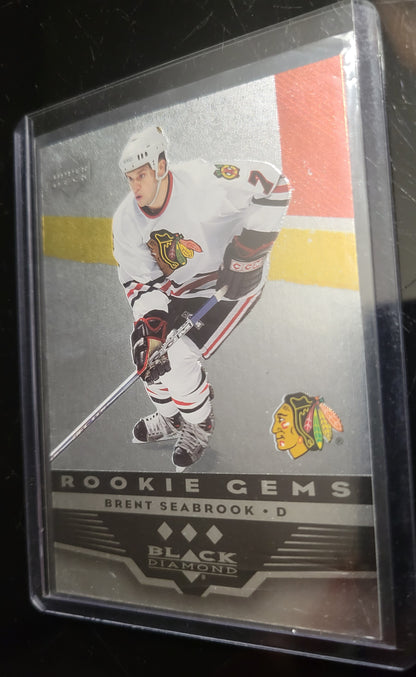 2005 06' Brent Seabrook D MINT ROOKIE Upper Deck Black Diamond Rc 151