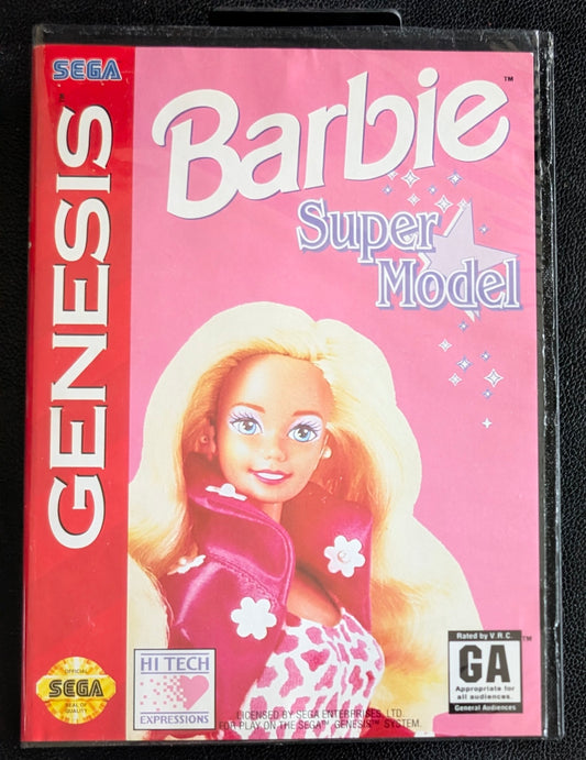 Barbie: Super Model - CIB Boxed Hang Tab (Sega Genesis) | 1993 | Action / Adventure