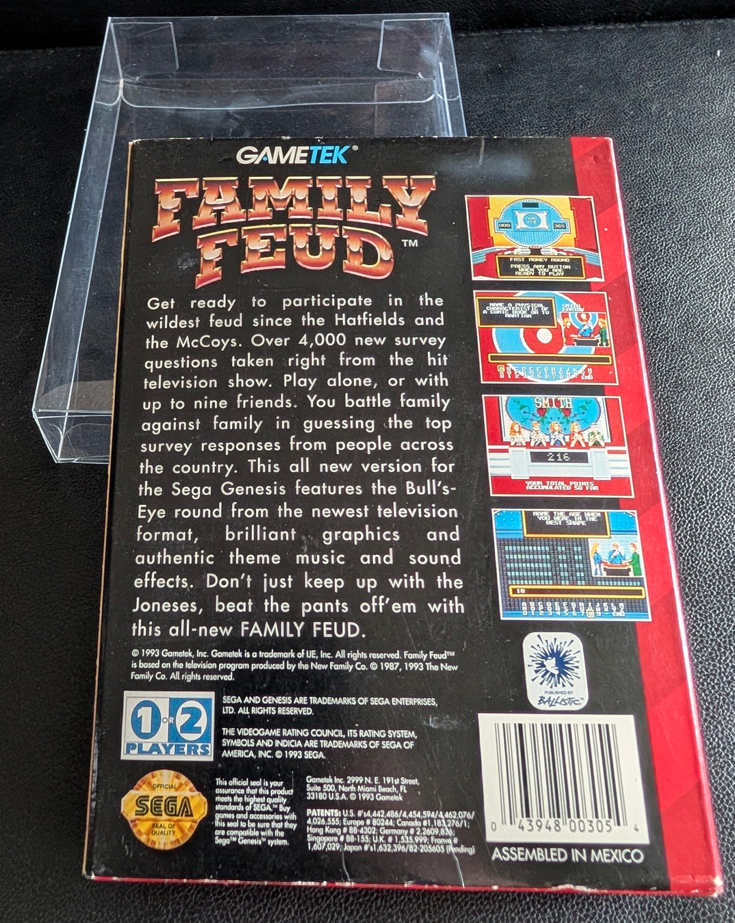 Family Feud - Boxed CIB (Sega Genesis) | 1991 | Trivia / Party
