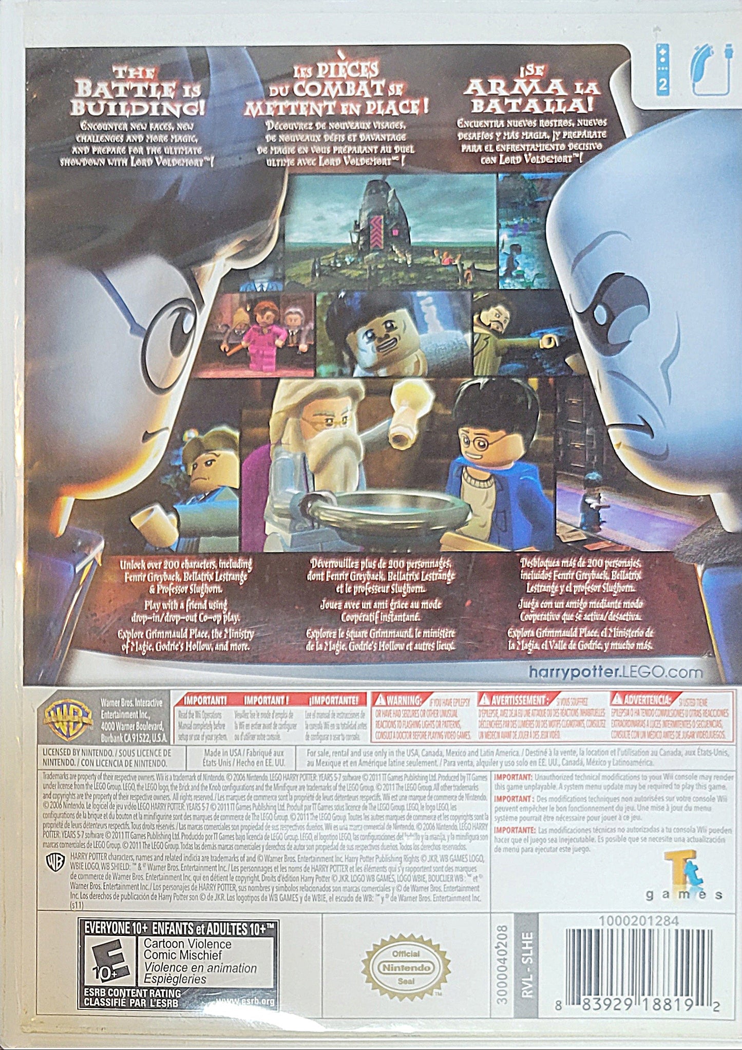 LEGO Harry Potter – 2010 Nintendo Wii CIB Re-Sealed Like New