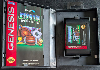 Jeopardy! Sports Edition - Boxed CIB (Sega Genesis) | 1994 | Trivia / Sports