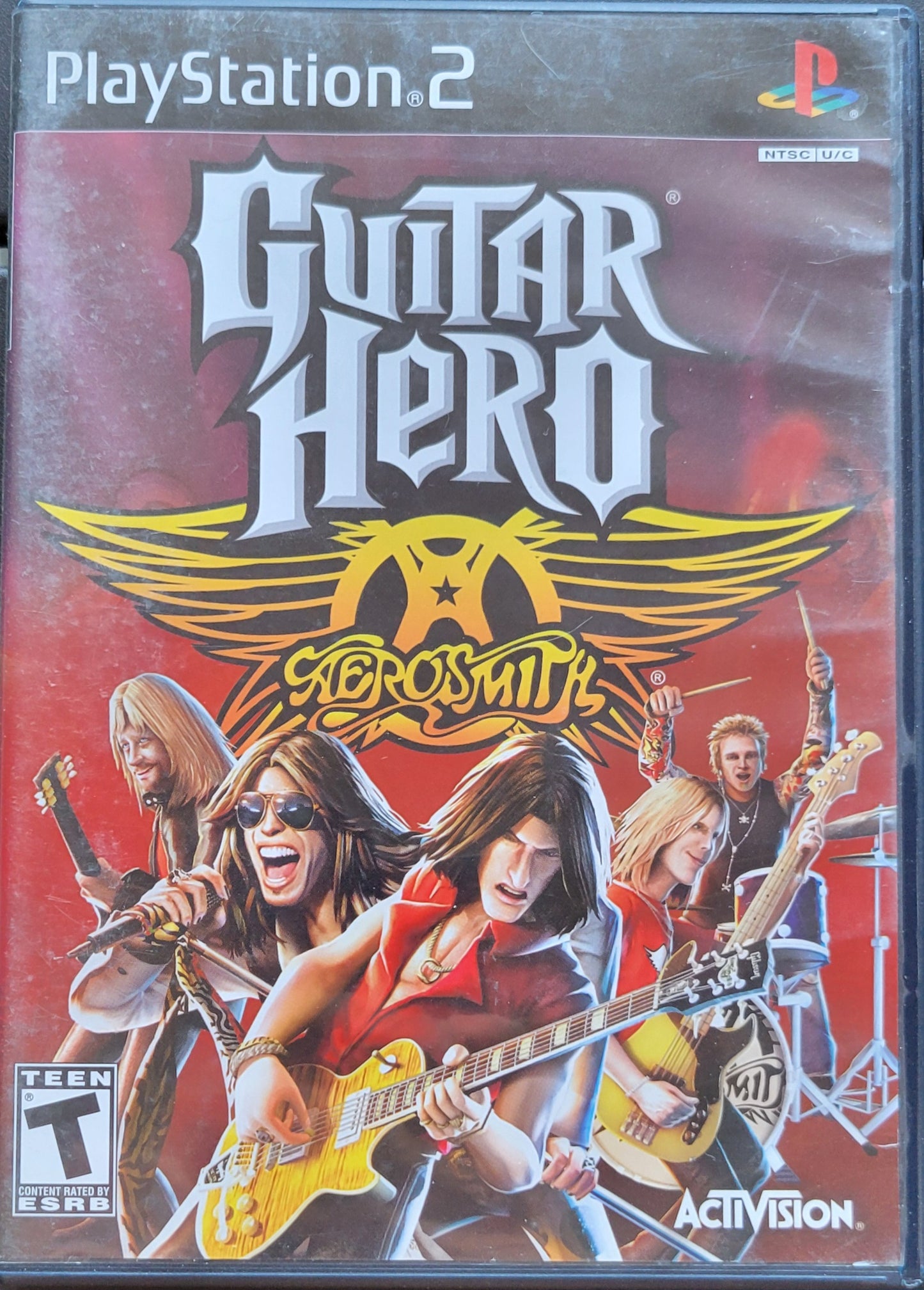 Guitar Hero: AEROSMITH Edition - Sony PlayStation 2 PS2 Pre-Owned Great Shape! Tested & Working