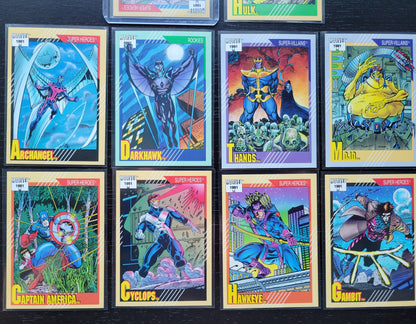 Impel Marvel Cards 1991 One Rare Set Spiderman HULK Absolutely Mint Co AltezzaGameShop Impel Marvel Cards 1991 One Rare Set Spiderman HULK Absolutely Mint Co AltezzaGameShop