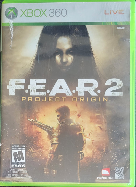Fear 2: Project Origin - (CIB) - Microsoft XBOX 360 - Pre-Owned Like New CLEAN DISC