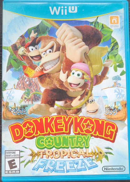 Donkey Kong Country: Tropical Freeze - Nintendo - 2014 Wii U - Entertainment System CIB Clean Disc Tested & Working