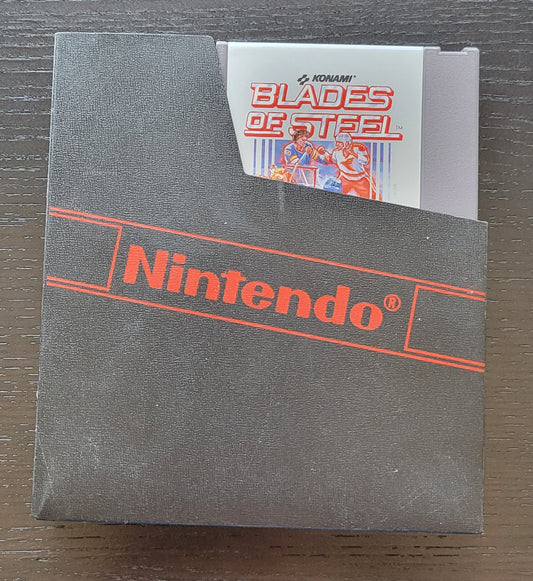 BLADES OF STEEL - Authentic NES (Nintendo Entertainment System 1985) 72 Pin 8 Bit Video Game Cartridge
