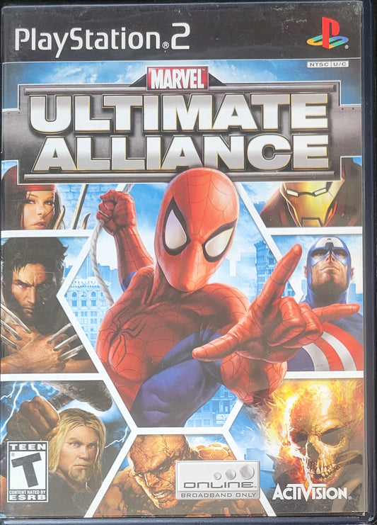 Marvel Ultimate Alliance - Sony PlayStation 2 PS2 (CIB) Pre-Owned Tested & Working Great Shape!