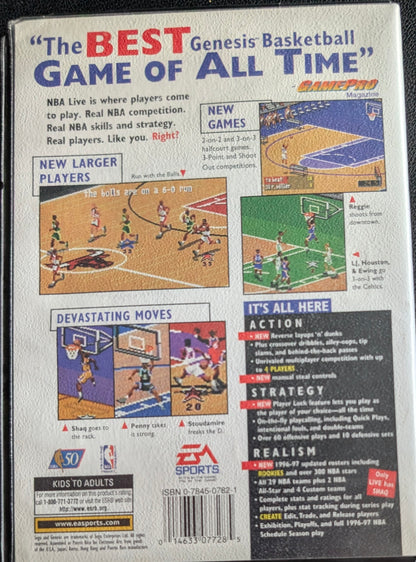 NBA Live '97 - Boxed CIB (Sega Genesis) | 1996 | Sports