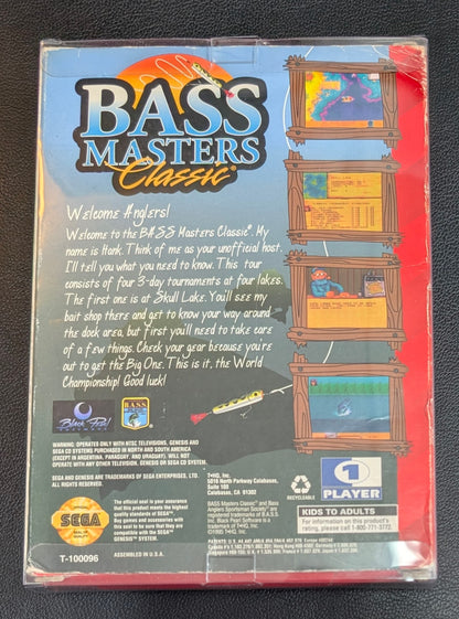 Bass Masters Classic - Boxed CIB (Sega Genesis) | 1995 | Fishing