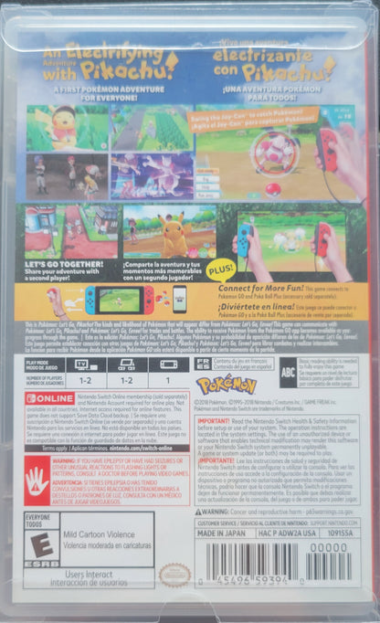 Pokémon: Lets Go Pikachu - Nintendo Switch - Pre Owned Like New