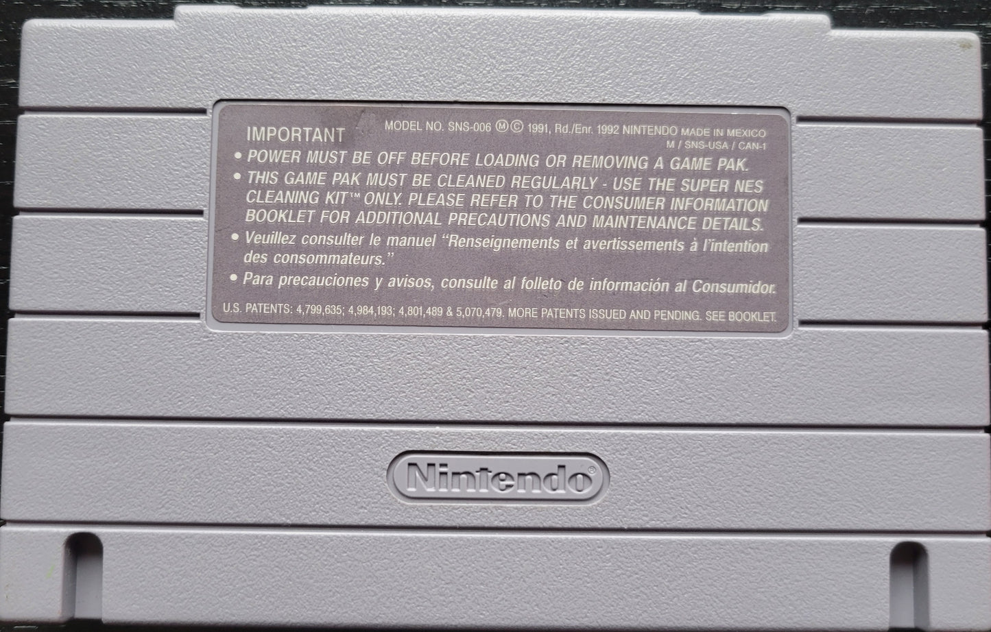 Authentic FRANTIC FLEE - SNES - 1993 Super Nintendo Ent. System NTSC Cartridge + Protector MINT