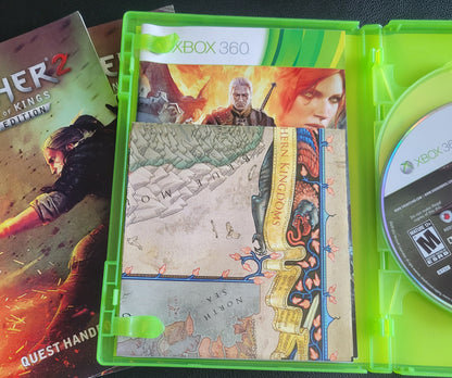 The Witcher 2: Assassin's Of Kings Enhanced Edition - (CIB) - Microsoft XBOX 360 - Pre-Owned Like New CLEAN DISC