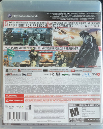 Homefront (CIB) – Sony PlayStation 3 PS3 – Tested & Working