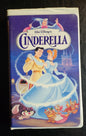 EARLY Walt Disney's CINDERELLA 1990's VHS Tape + Box Pre - Owned Great Shape