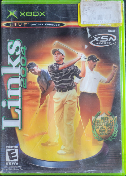 Links 2004 - (CIB) OG Microsoft XBOX  Pre-Owned Great Shape Tested & Working CLEAN DISC