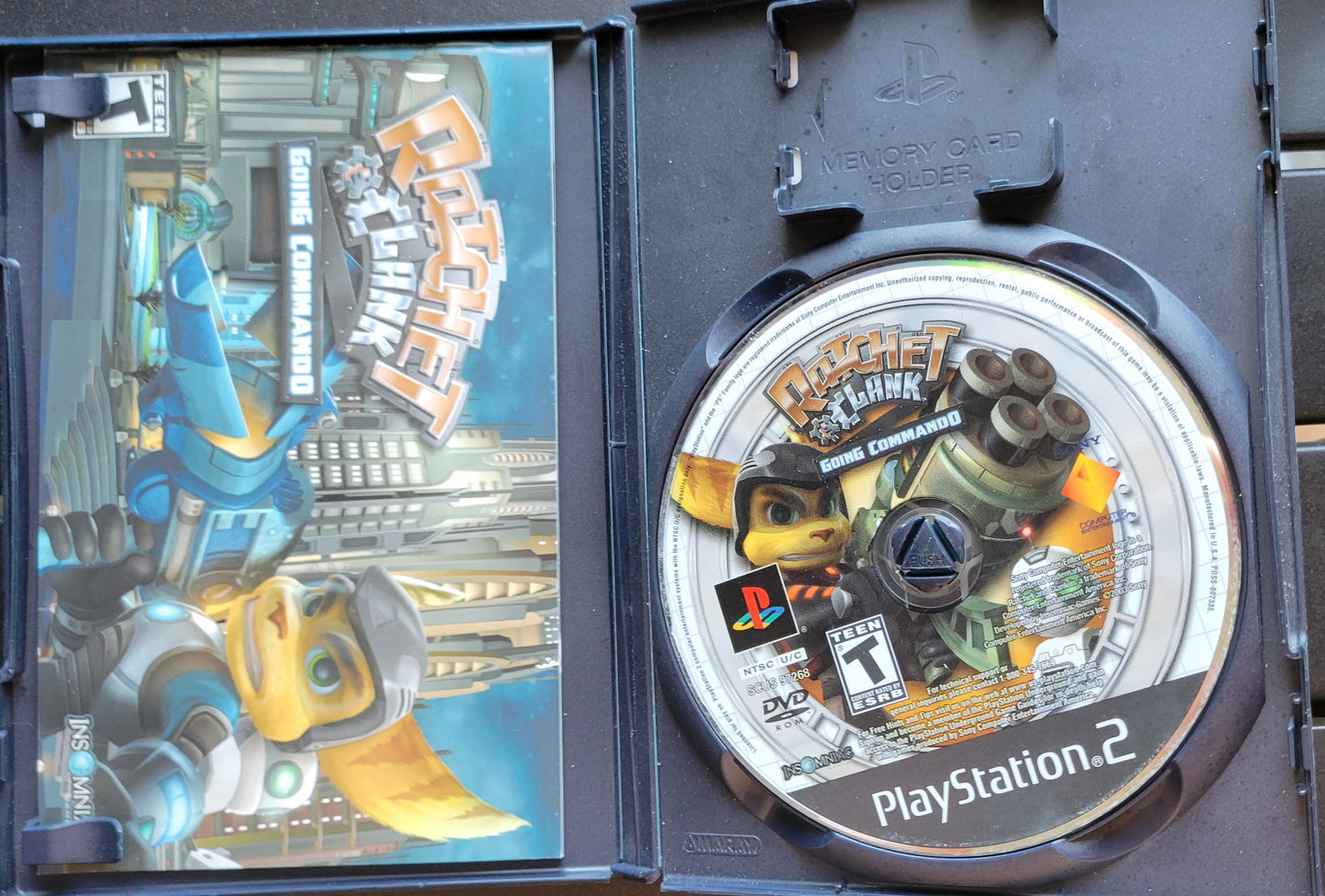 Ratchet Clank: Going Commando - Sony PlayStation 2 PS2 CIB Pre-Owned Great Shape! Tested & Working