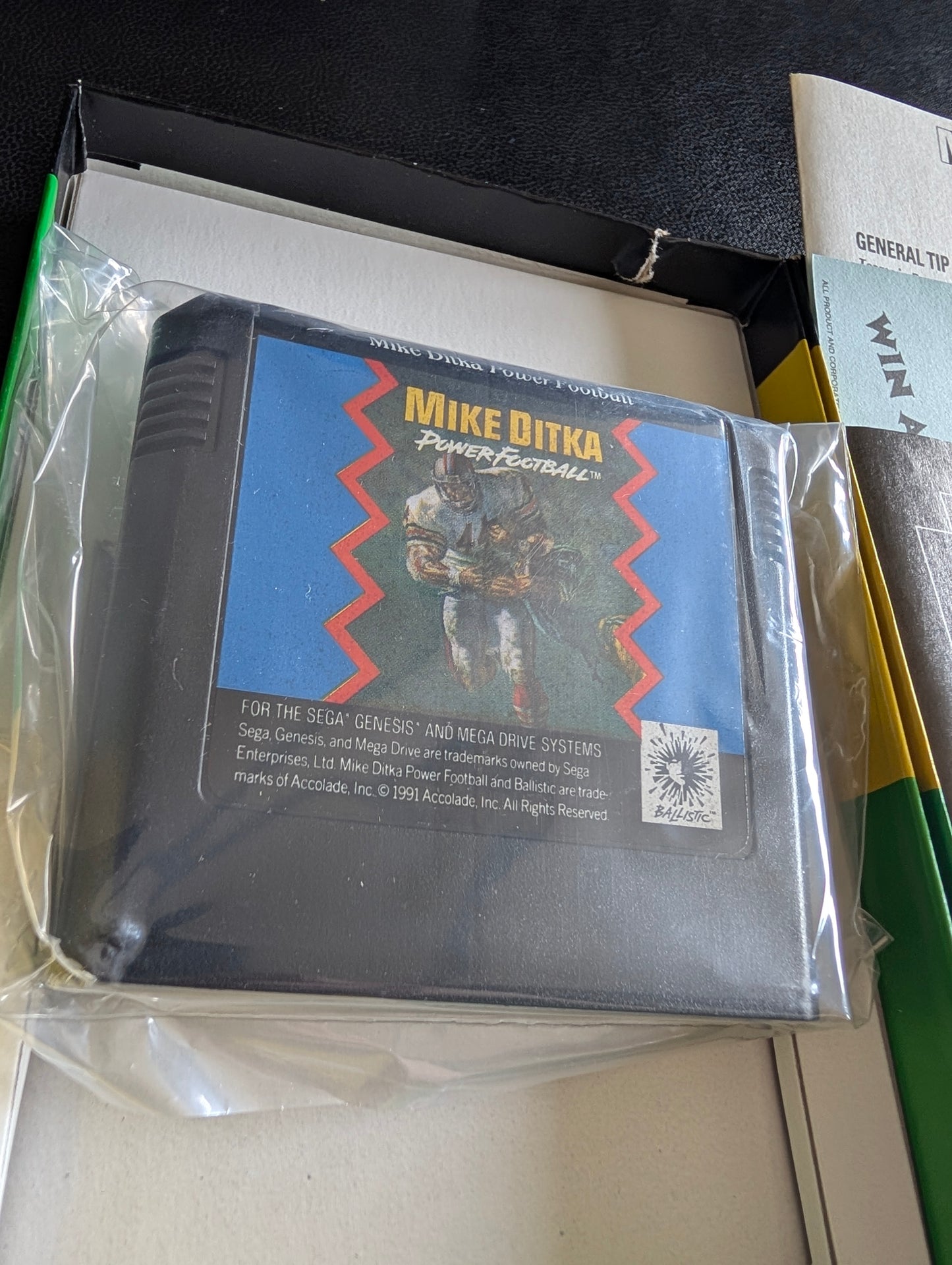 Mike Ditka Power Football - Boxed CIB (Sega Genesis) | 1992 | Sports / Football