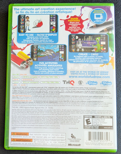 Udraw Studio: Instant Artist (2011) - CIB Xbox 360 | RE-Sealed