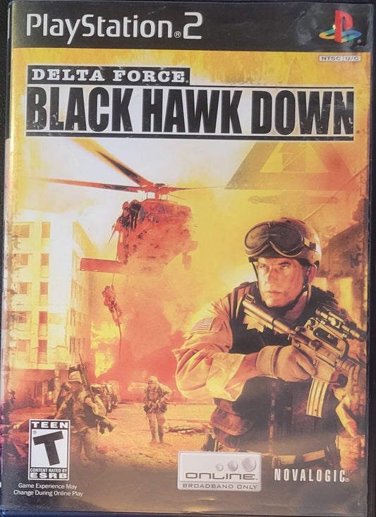 Delta Force: Black Hawk Down - Sony PlayStation 2 PS2 Pre-Owned Tested & Working Great Shape!
